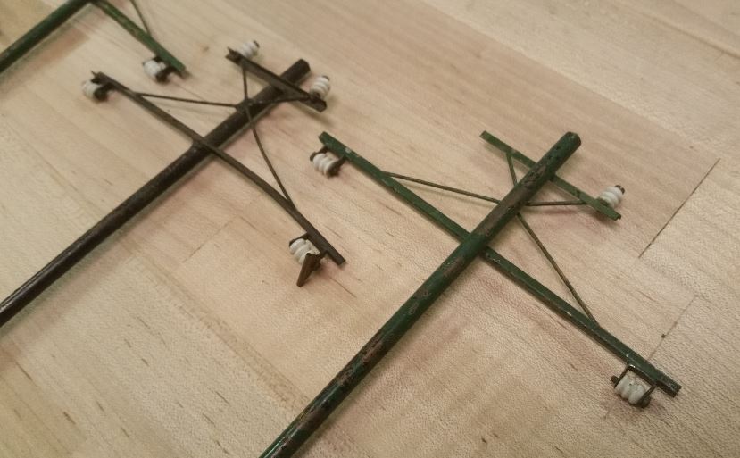 Antique Traction Line Poles.JPG